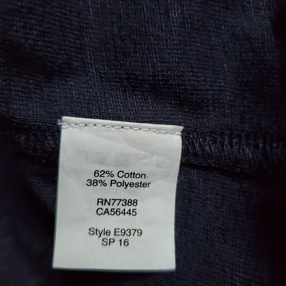 Madewell Libra Lace Up Top Navy Blue Size Small - Picture 8 of 8